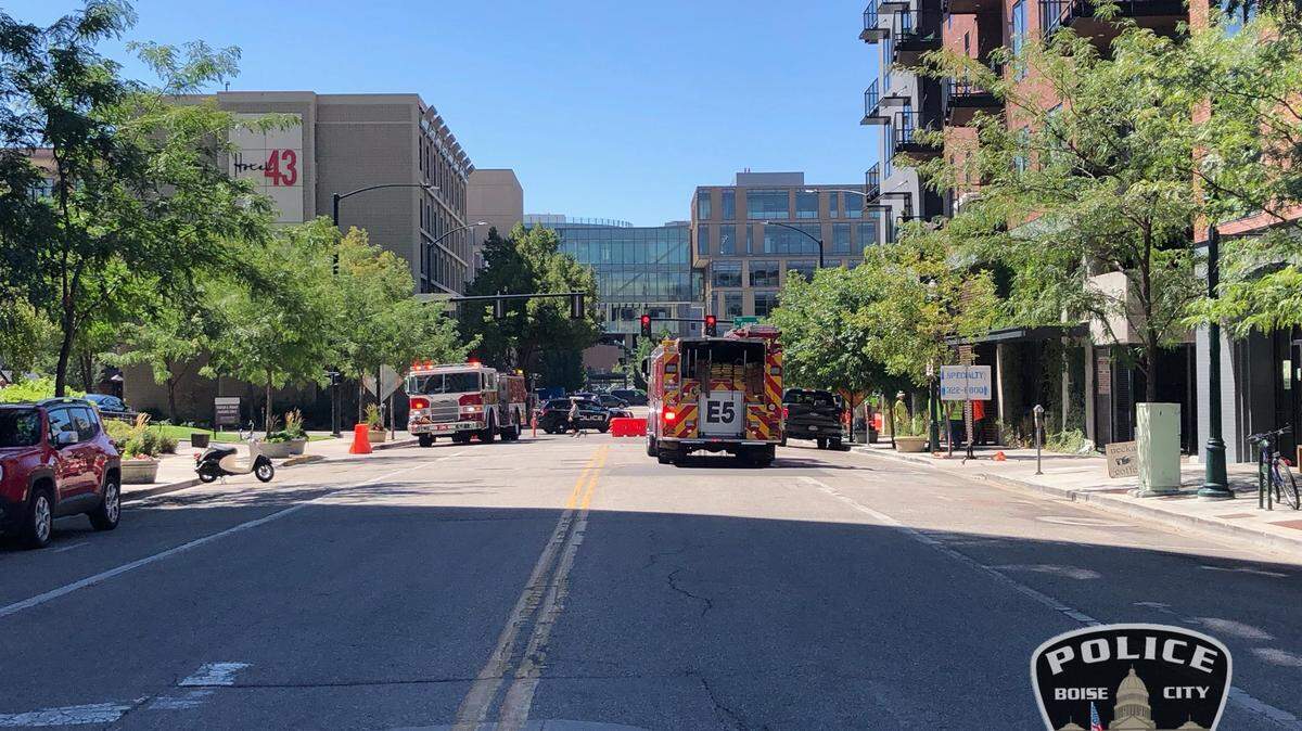 The Boise Police Department and the Boise Fire Department have closed off 10th to 12th streets between Main and Grove streets.