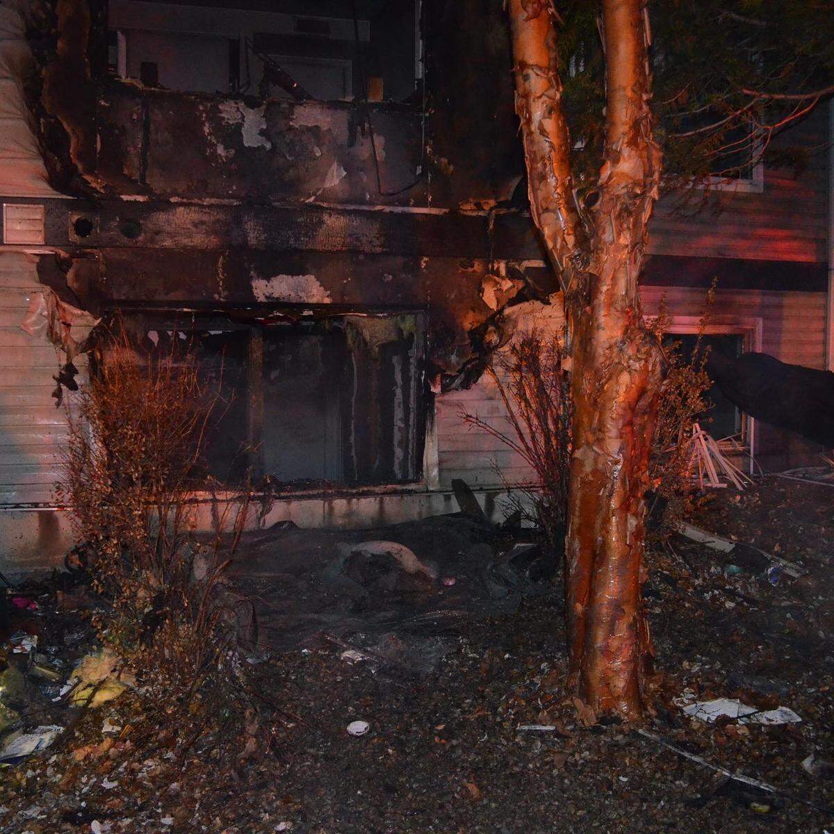 The Boise Fire Department prevented the fire from spreading beyond the lower two floors of the apartment building.