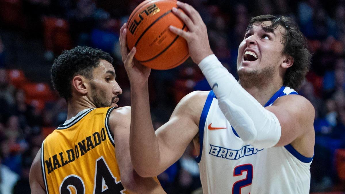 Boise State forward Tyson Degenhart is one of several Broncos that will be featured on an autographed card in a new set that is scheduled to hit shelves at Jacksons Food Stores around the Treasure Valley next week.