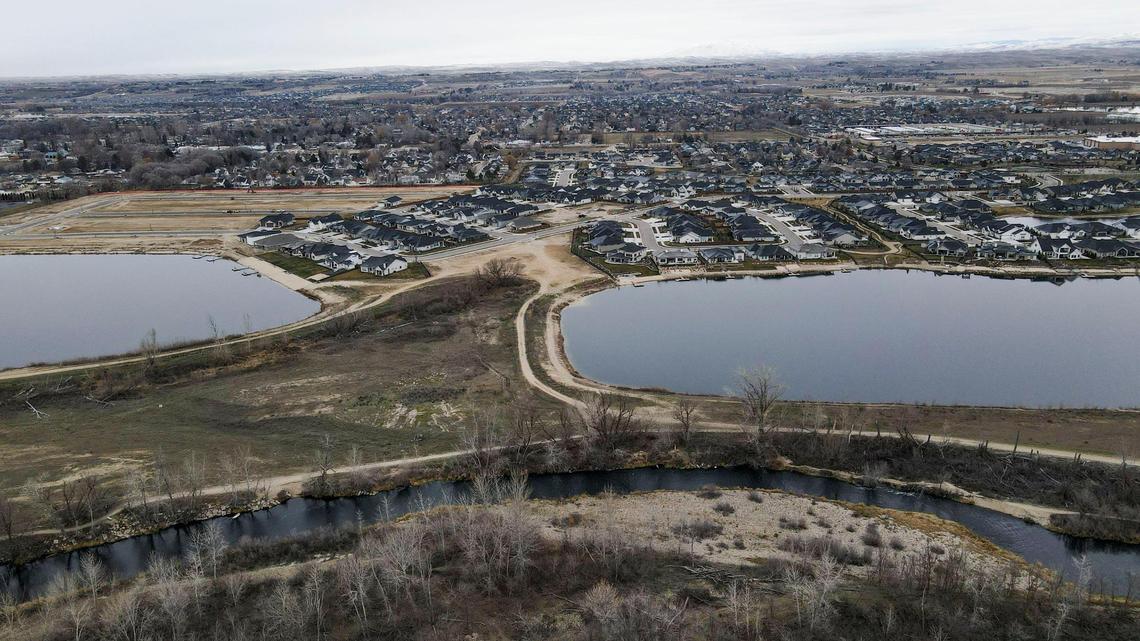 An area south of Star along the Boise River may become a new magnet for venues, retail and recreation if city leaders are able to complete the South of the River plan. These are two man made ponds in subdivisions north of the Boise River.