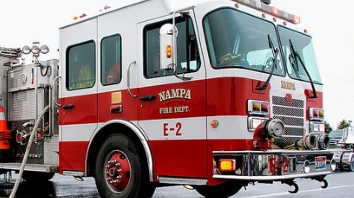 The Nampa Fire Department responded to a brush fire near Lake Lowell on Wednesday.
