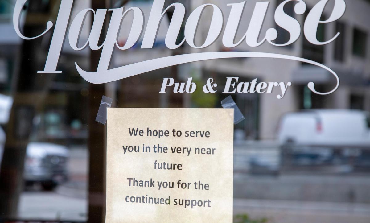 Taphouse Pub and Eatery in Downtown Boise. Restaurants are in the second stage of businesses that can reopen under Gov. Little’s four-stage plan tenatively scheduled from May through June; bars are the last.