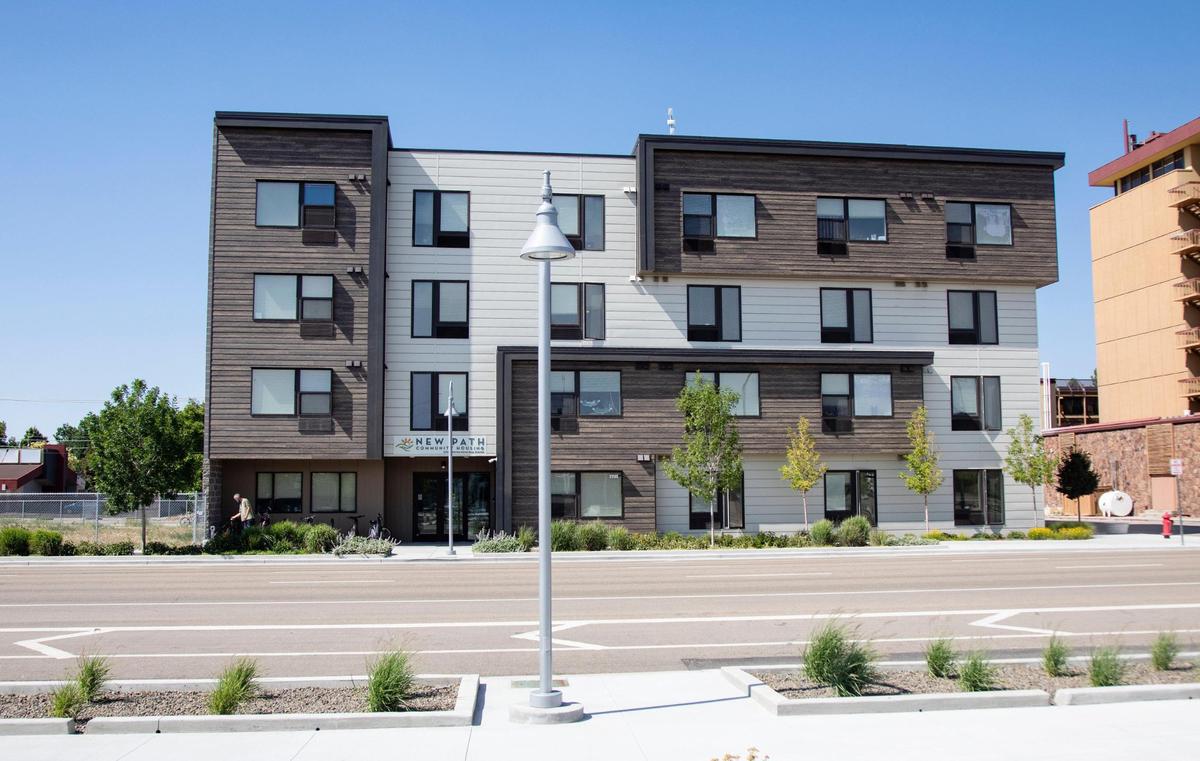 The New Path Community Housing apartments at 2018 W. Fairview Ave.