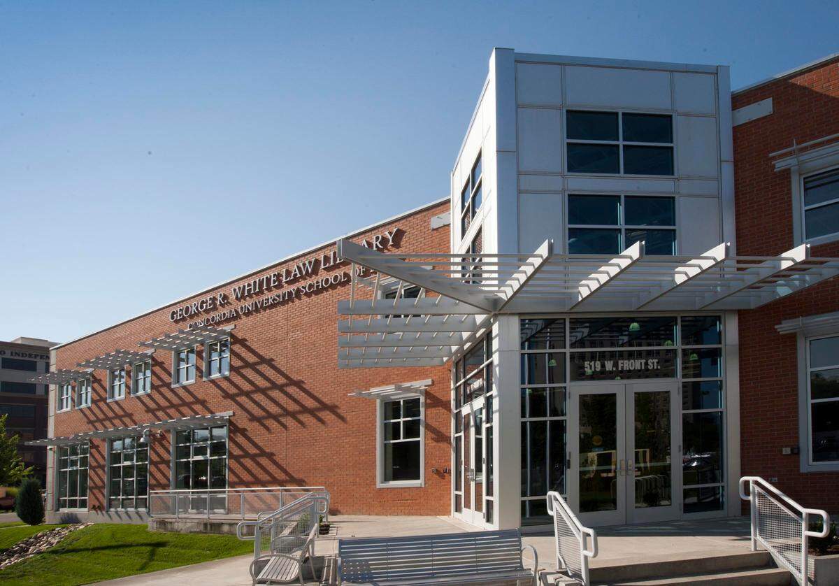 The former Concordia Law School in Boise, now under new ownership that will lease the building to the University of Idaho for its Boise campus.