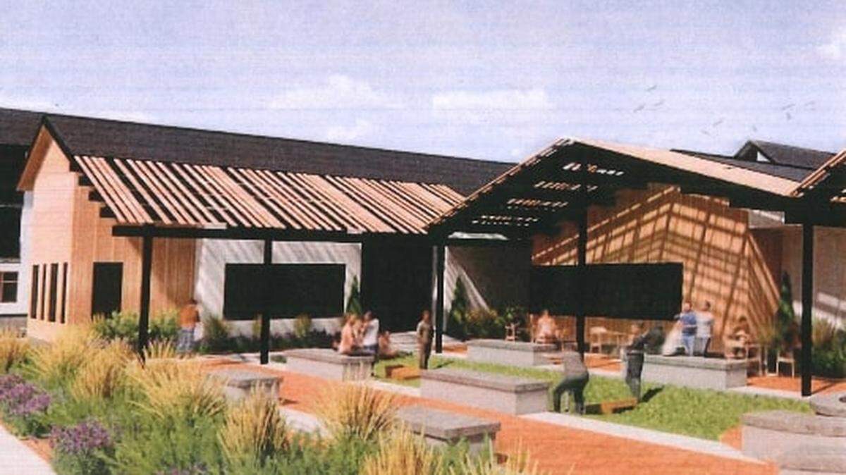 A rendering of a community lounge at Lavender Crossing, a 272-apartment project in Caldwell. The project will provide market-rate rentals for local workers, developer Justin Fishburn said.