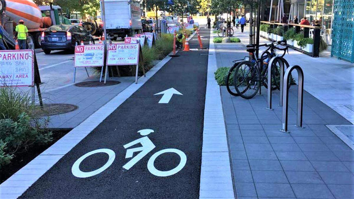 Does the law allow walking in a bike lane? It’s reasonable to conclude pedestrians can in situations where there isn’t a sidewalk or other alternative.