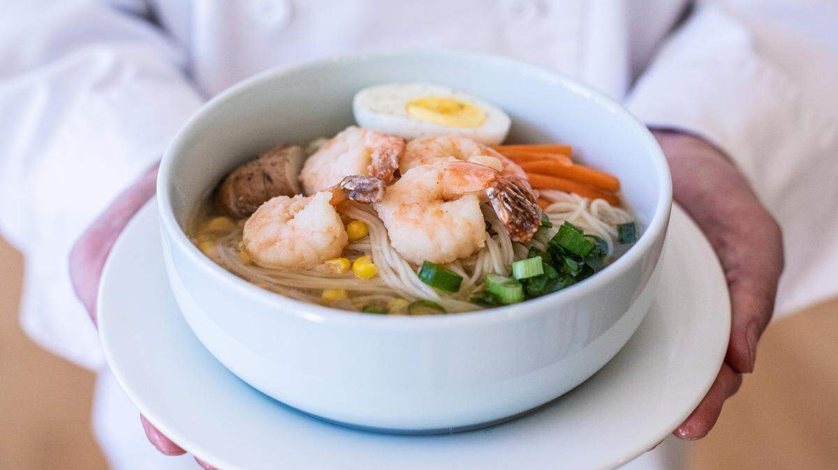 A bowl of shrimp Ramen ($12) served at Bei Lounge in Downtown Boise.