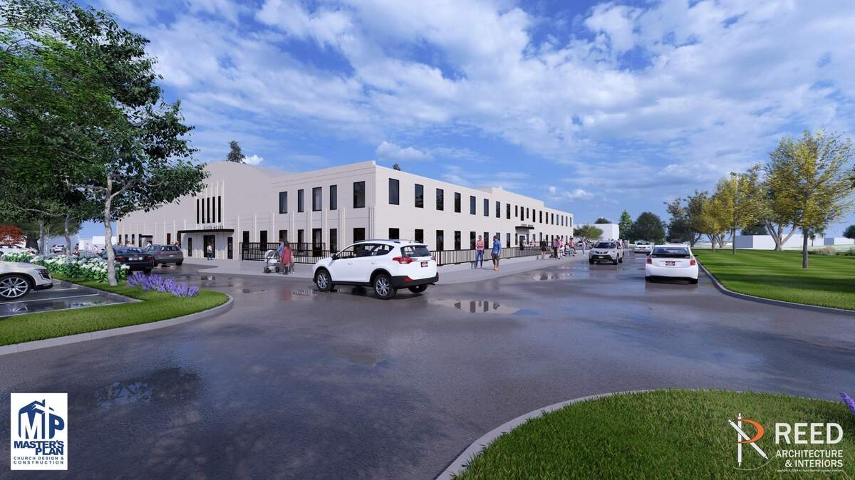 A conceptual rendering of River House Ministries at the Armory, once the redevelopment is completed.