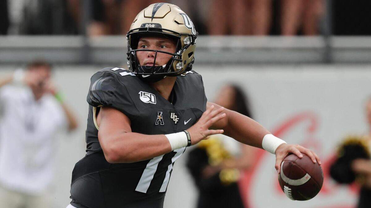 UCF quarterback Dillon Gabriel racked up 3,570 yards and 32 touchdowns through the air last season.