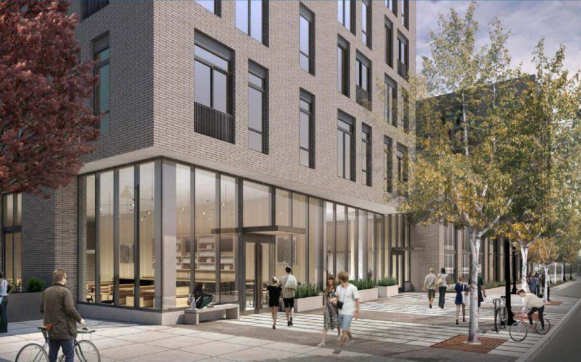 The Cartee would include first-floor retail or restaurant space.