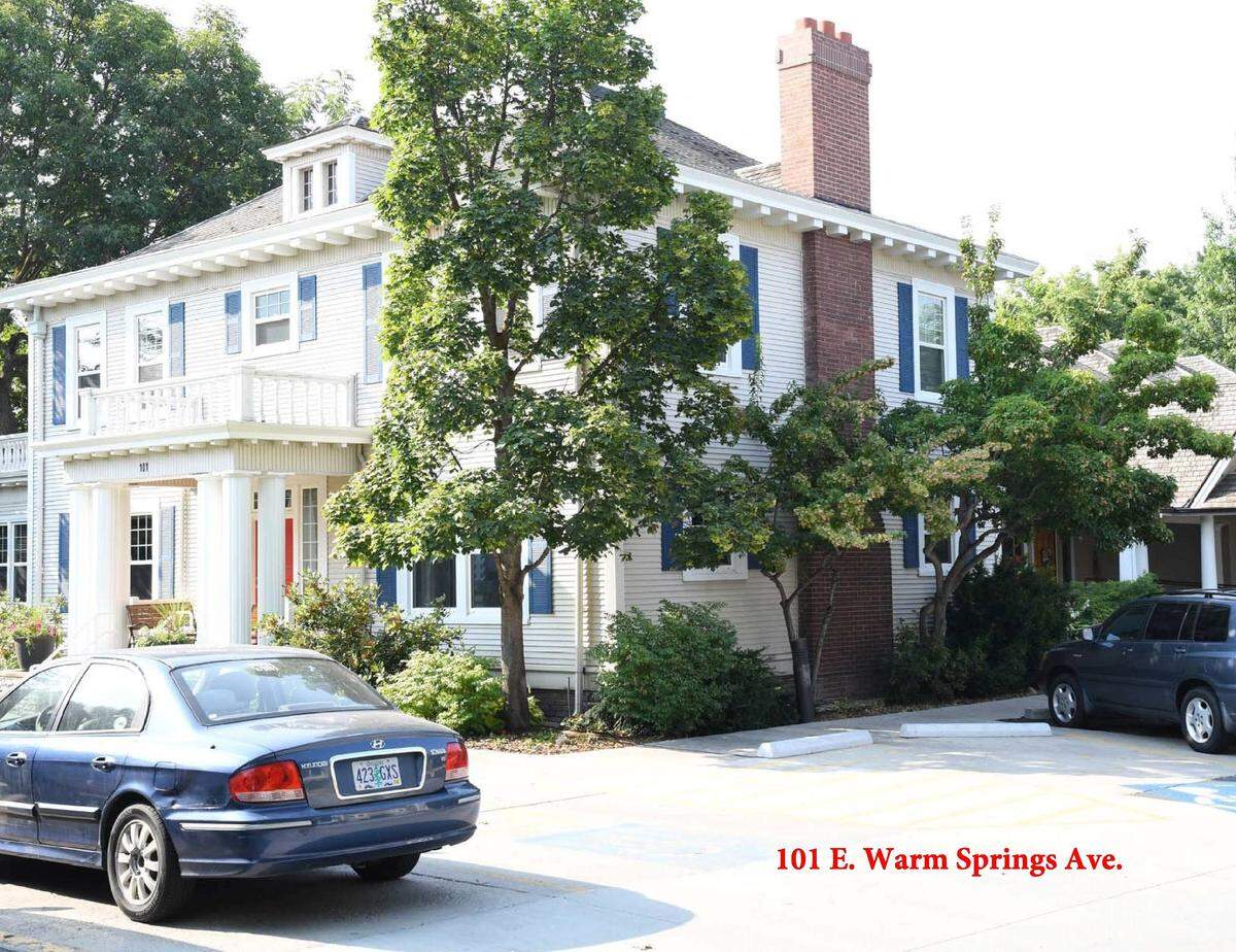 The Leander and Lillian Ormsby House, built in 1907 at 101 E. Warm Springs Ave., is now the Ronald McDonald House.