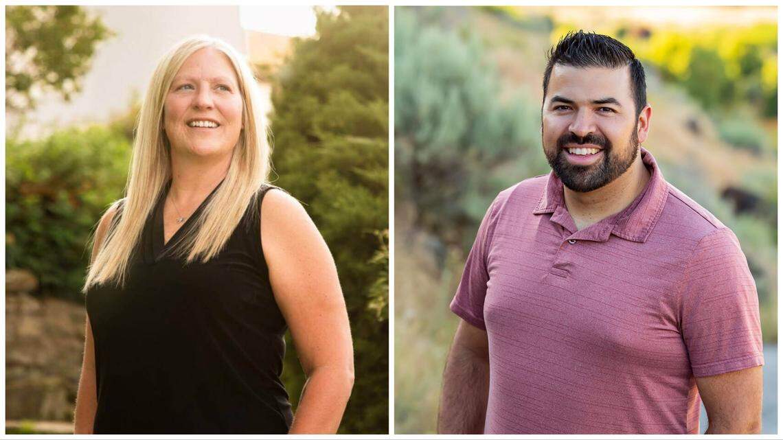 Janet Burke, left, and Jordan Morales are running for Boise City Council in District 4, representing southeast Boise.