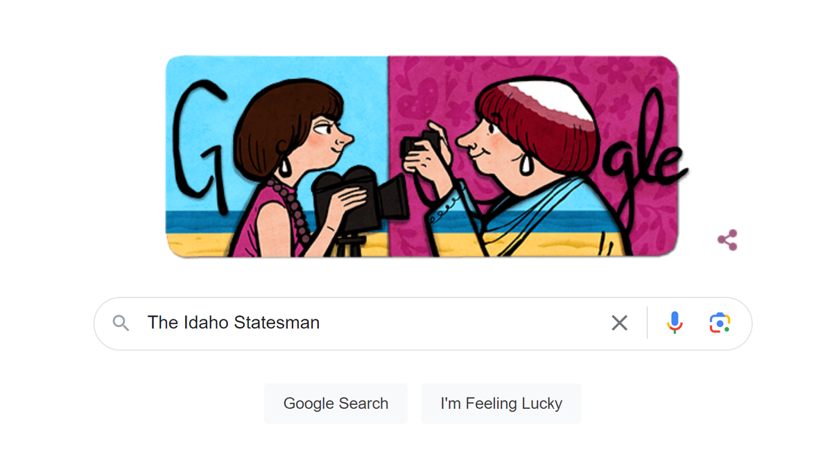 A search query for the Idaho Statesman on Google’s home screen.