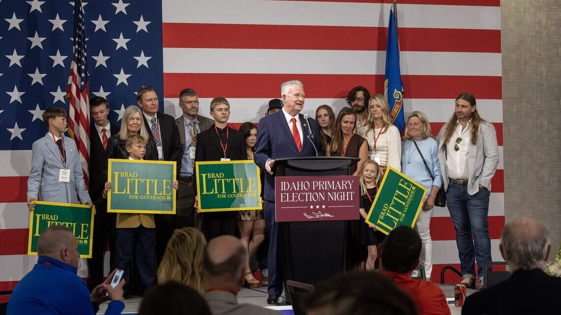 Idaho Gov. Brad Little announces record-breaking campaign contributions