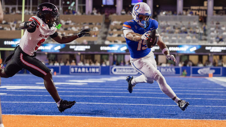 Boise State has an impressive freshman receiver. It also has a problem defending WRs