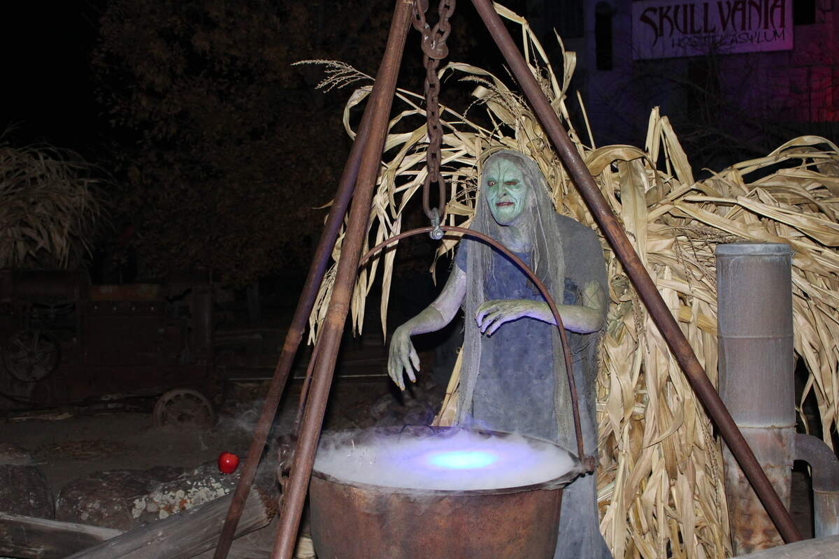 Get your pulse-racing fix at The Haunted World, open Mondays through Saturdays in October.