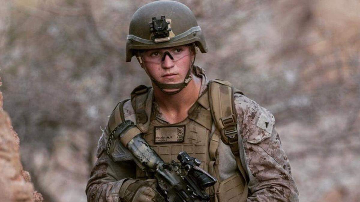 Marine Lance Cpl. Rylee McCollum first was deployed to Jordan before being sent to Kabul, Afghanistan.