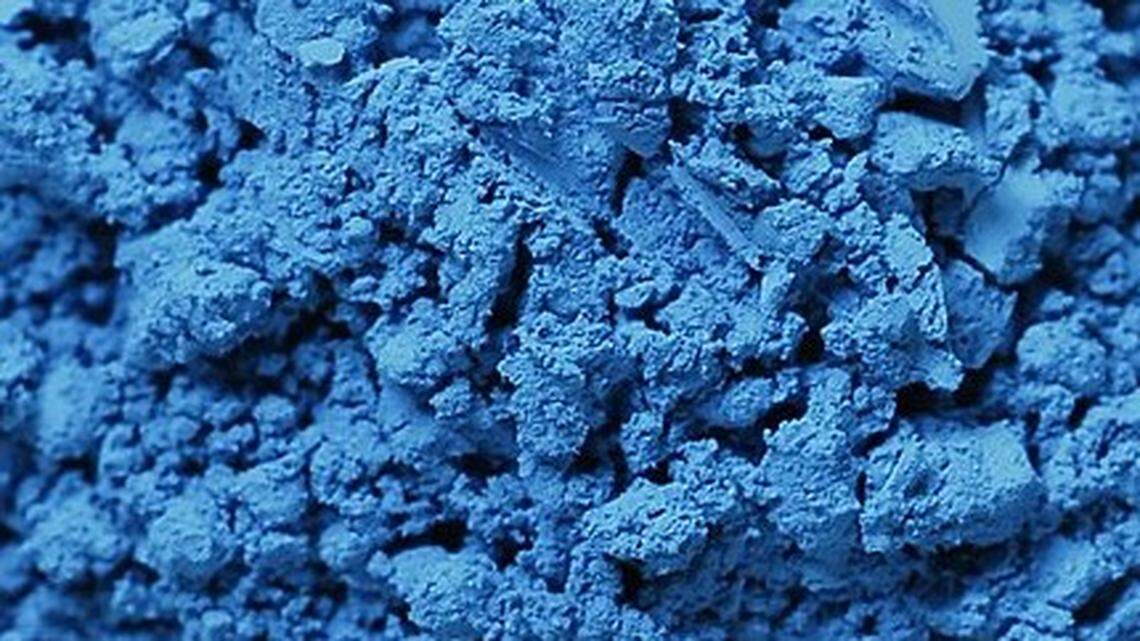 What is this? It’s a close-up of the artists’ pigment cerulean blue, the color of the Boise sky for a few minutes before 6 a.m. when days are long, says writer Nancy Napier. “The word cerulean derives from the Latin caeruleum, meaning sky or sea, a fitting inspiration for a color so blue,” says Liquitex, a pigment maker.