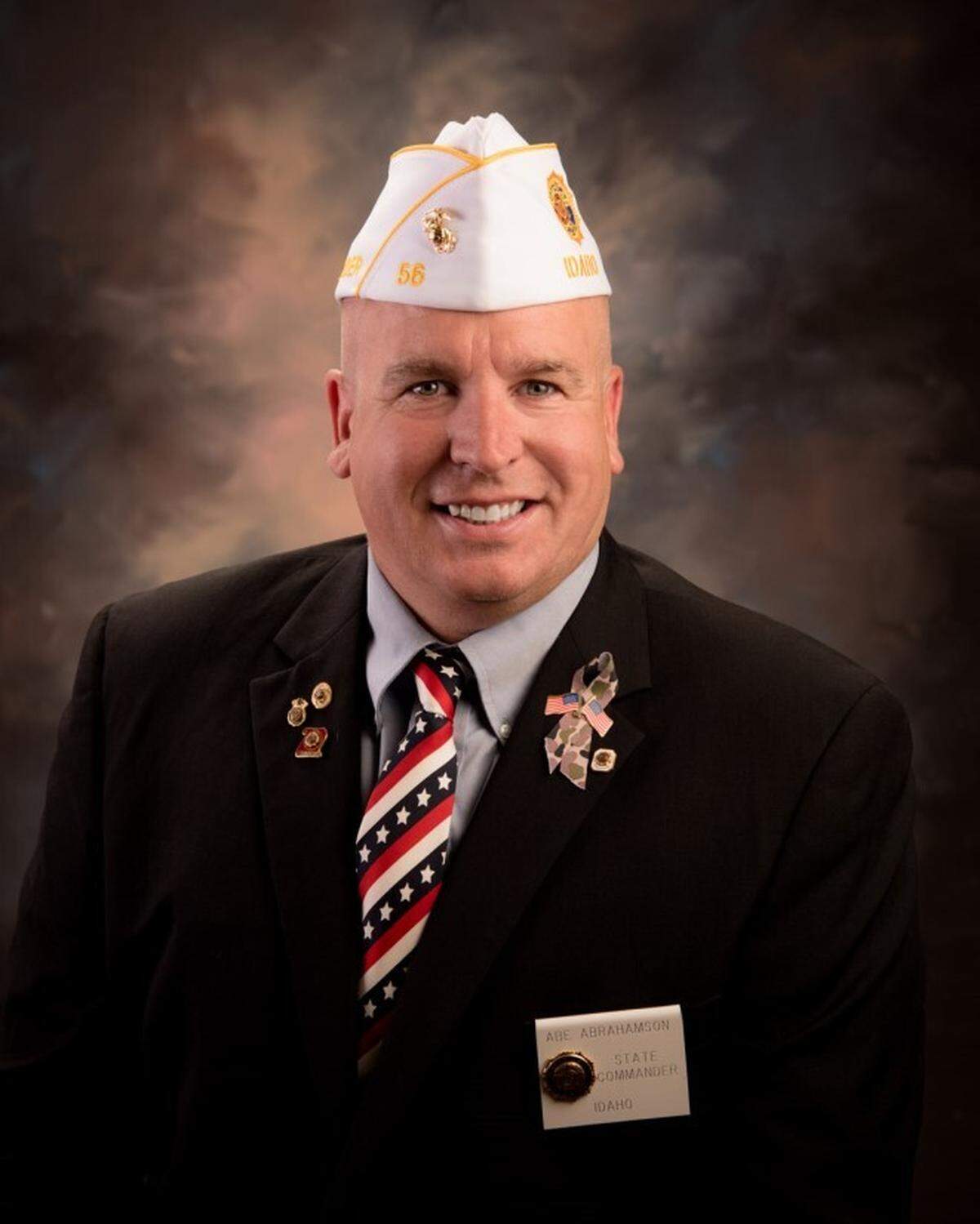 Charles “Abe” Abrahamson is a former commander of the Idaho American Legion. He is charged with eight counts of felony fraud and faces decades in prison if convicted.