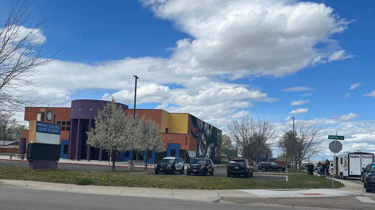 A suspicious package found at the Hispanic Cultural Center in Nampa on Wednesday afternoon was identified as an empty, hard-cover suitcase and has been cleared of any threat, according to the Nampa Police Department.