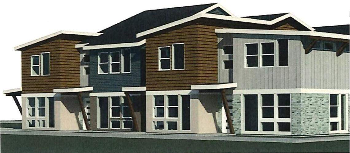 Northern Land Development, a company owned by James Merkle of Eagle, has applied to build 65 town-houses at 462 N. Black Cat Road.