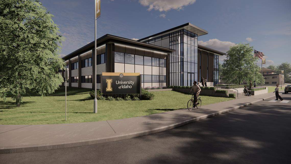 Targhee Hall, an old dormitory on the University of Idaho campus in Moscow, is planned for a $17 million renovation for ROTC military training programs and student veterans services center. The project is fully funded and construction is scheduled to start in 2026.
