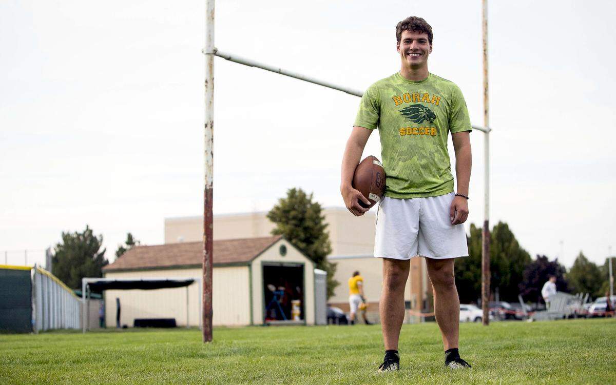 Kellan McCullough, 17, is a Borah soccer player, football kicker — and cancer survivor.