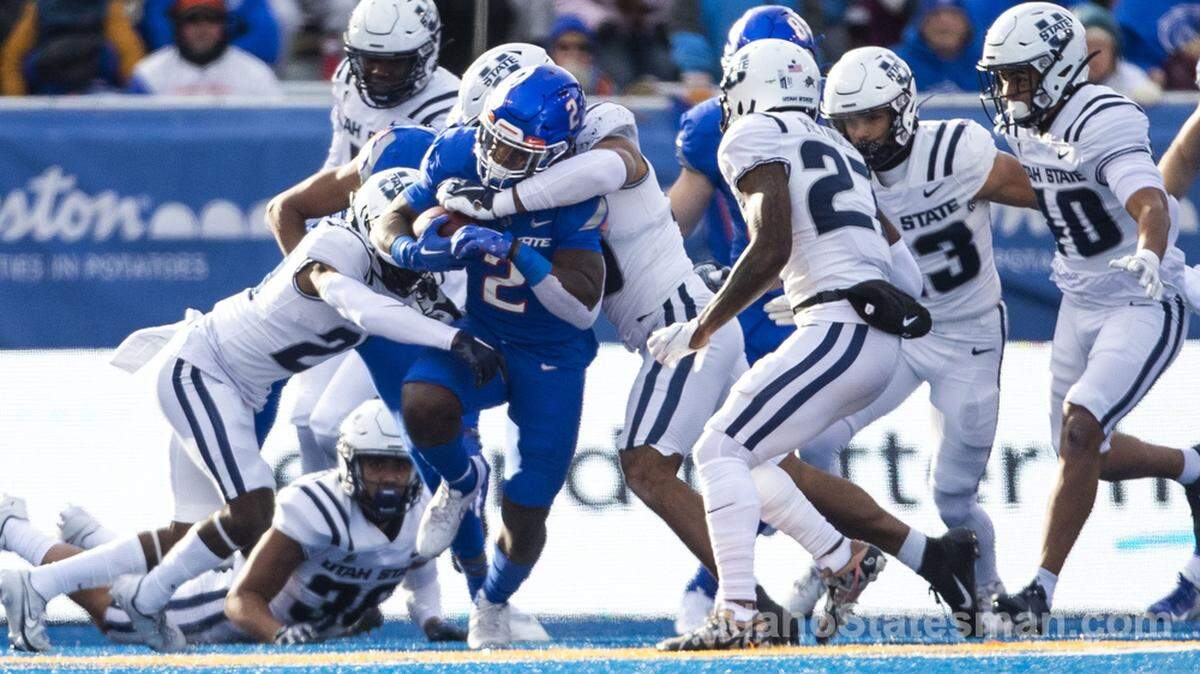 Boise State running back Ashton Jeanty posted a career-high 178 rushing yards in the Broncos’ 35-32 win over North Texas in the Frisco Bowl.