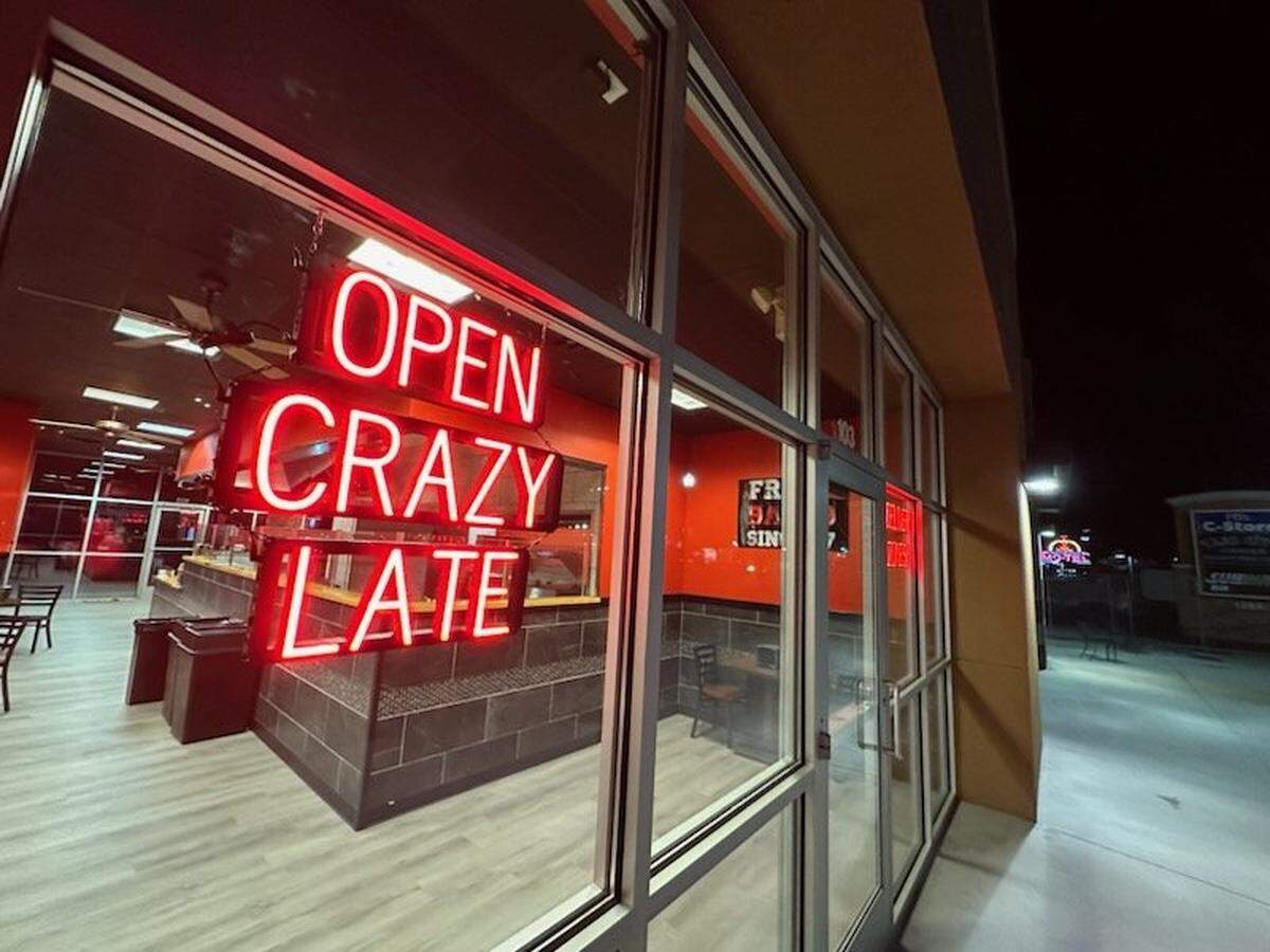 The neon sign at the new Boise location says all customers need to know.