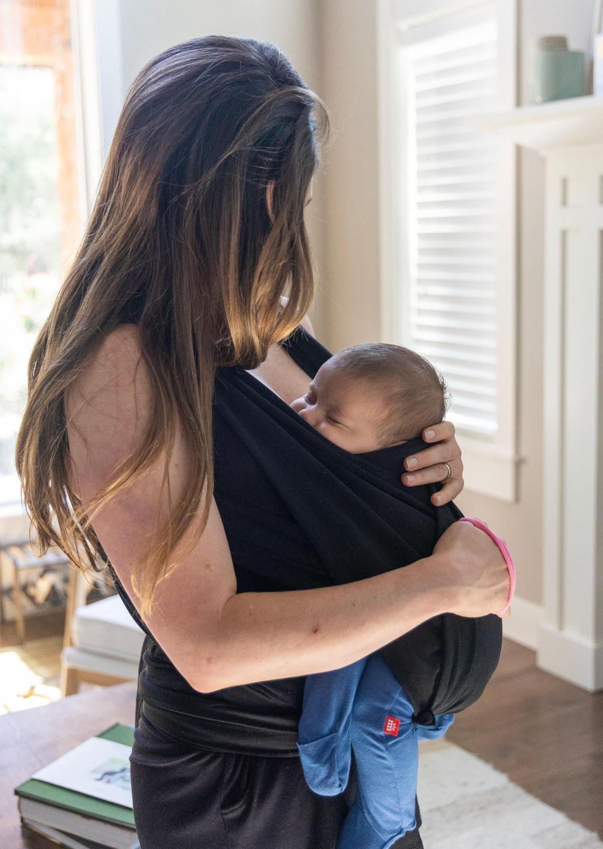Josie Last and her son Luca in their Boise home.