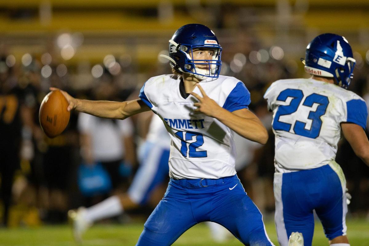 Quarterback Caden Young led Emmett to its first 4A SIC title and first trip to the 4A state semifinals. 