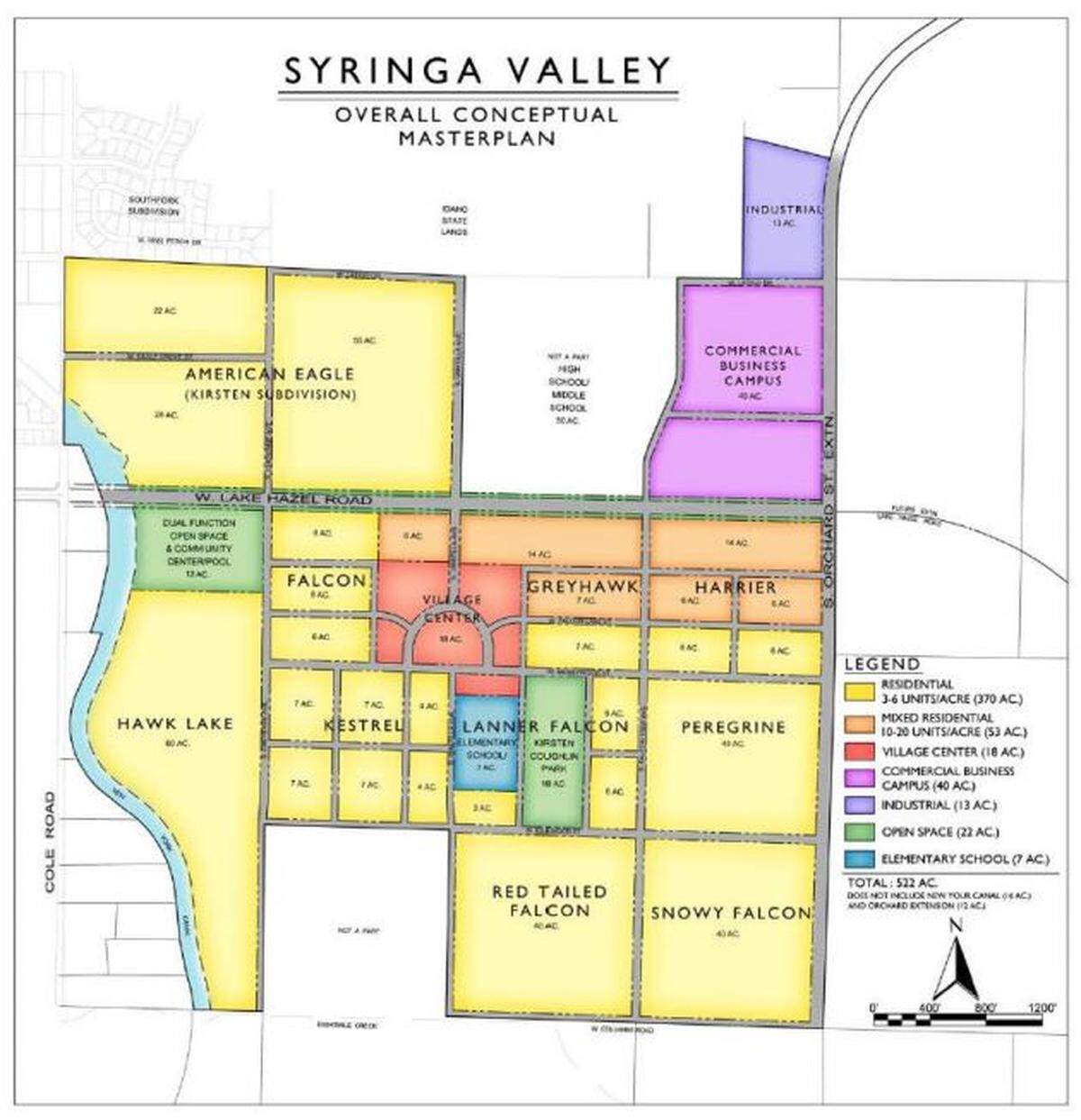 Layout of the Syringa Valley housing project, renamed Locale.