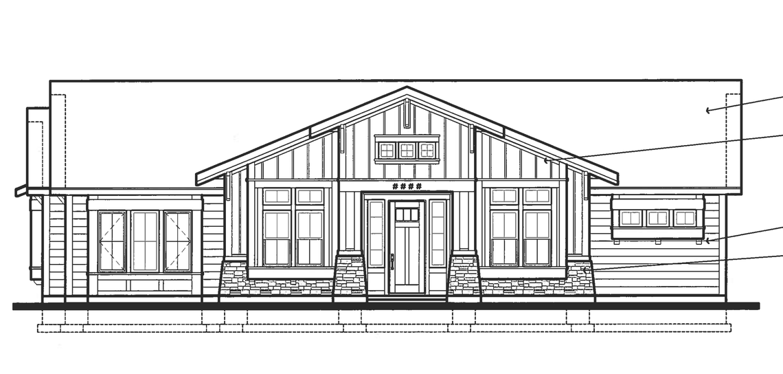 Brighton Corp. submitted plans to the city of Eagle for more than 100 homes like this on North Lanewood Road.