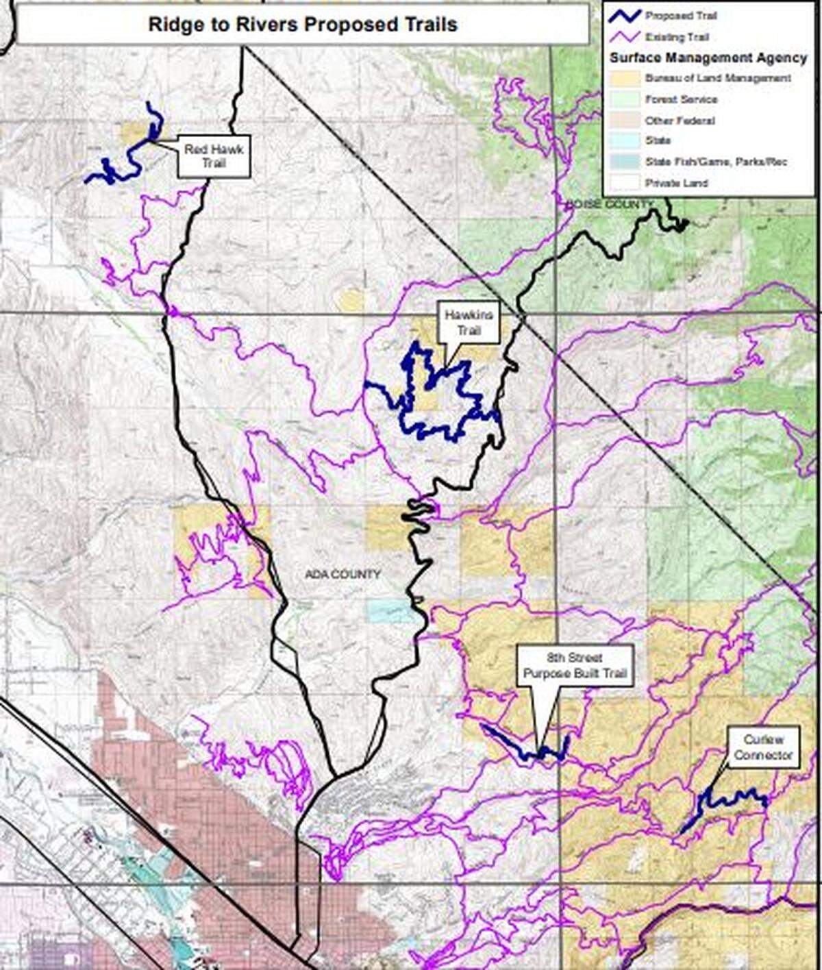 Three new single-track trails and a dedicated downhill-only mountain biking trail are part of construction efforts that will add roughly 12 miles to the Ridge to Rivers trail system.