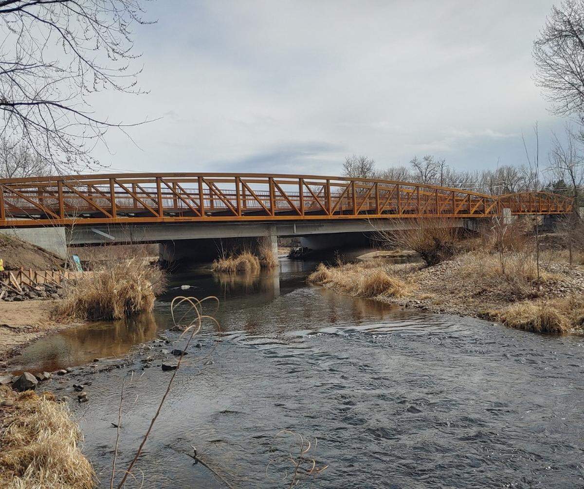 The Eagle Road Ped/Bike Bridge is expected to open to the public this week.