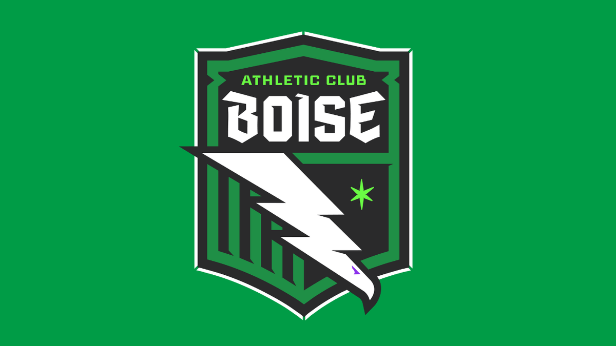 The primary logo for Athletic Club Boise, a men’s pro soccer team scheduled to start playing at Expo Idaho in March 2026 as part of USL League One.