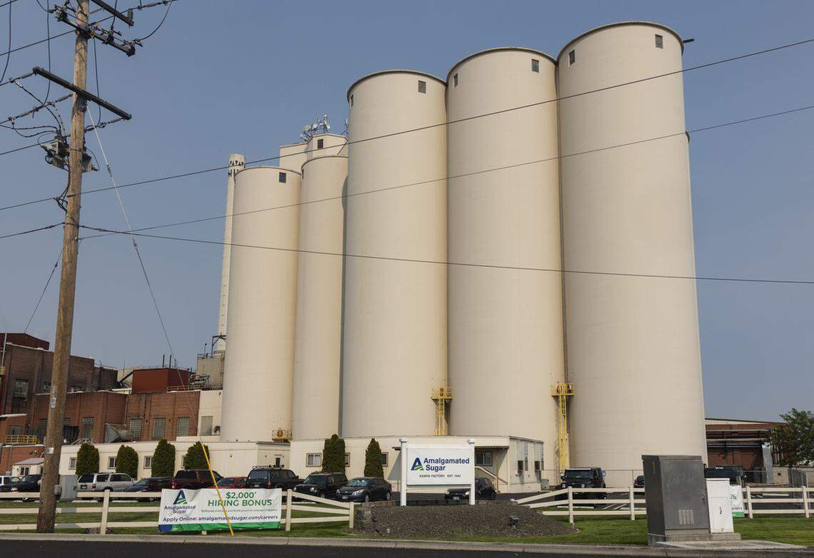 Three of Idaho’s top carbon emitters are sugar factories owned by Amalgamated Sugar. This is the Nampa factory.