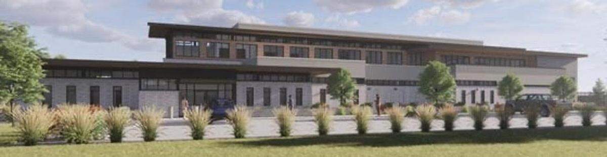 An architect’s rendering of the planned depository and fulfillment center for Money Metals Exchange in Eagle, Idaho. Provided 9-14-22 by Money Metals Exchange.