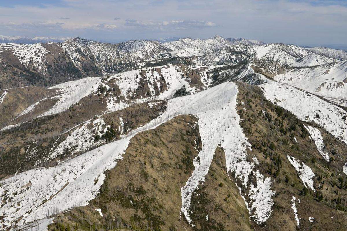 In this 2015 photo, the snow is nearly gone on the Trinity Mountains in the Boise National Forest. With more back-to-back low snow years, the Treasure Valley’s “fourth reservoir” – as farmers call the snowpack – will provide less water.