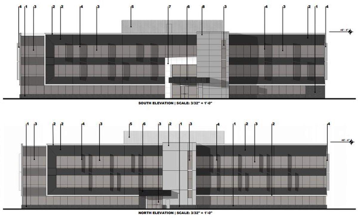 The office building would be the newest development at Ten Mile Crossing.