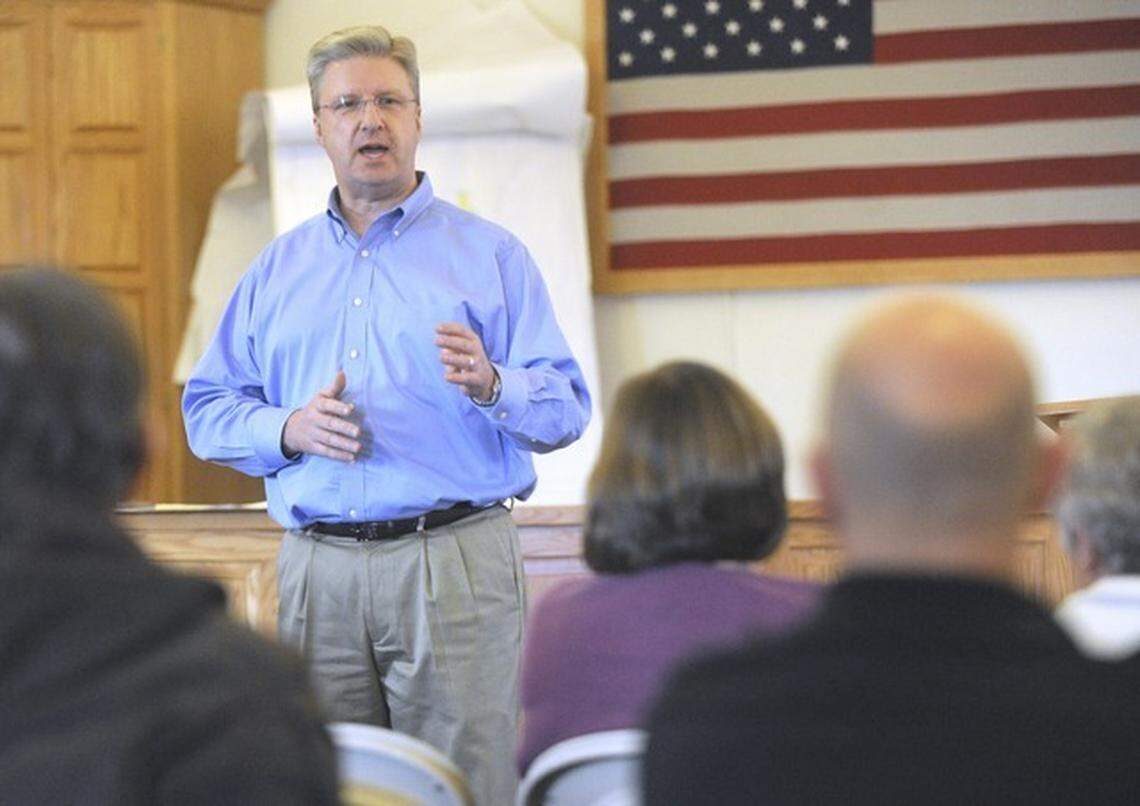 Bryan Smith, of Idaho Falls, is the Idaho Republican Party's national committeeman. He unsuccessfully ran against Rep. Mike Simpson, R-Idaho, in the Republican primaries in 2014 and again in 2022.