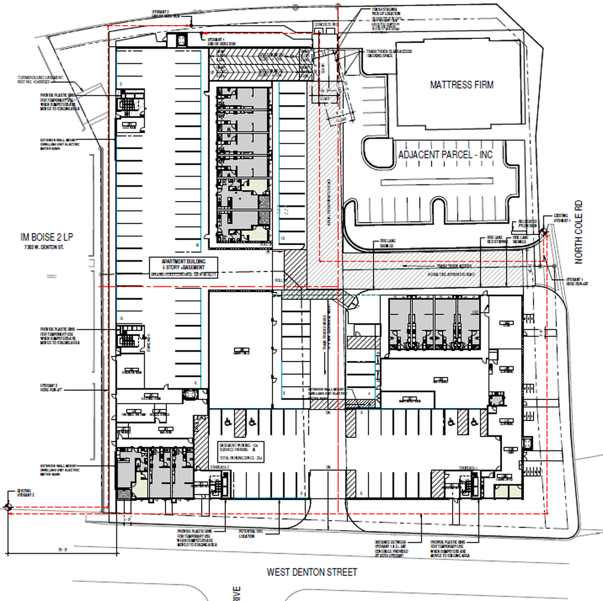 Kal Pacific’s new plan for the Cole Denton Apartments envisions 224 apartments near Boise Towne Square.