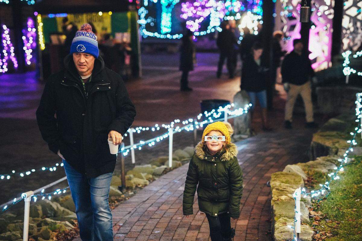 Winter Garden aGlow is a holiday tradition for many families in the Treasure Valley.