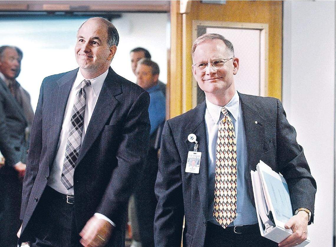 Pierce Murphy, right, oversaw the first iteration of the police oversight office in Boise from 1999 to 2013.