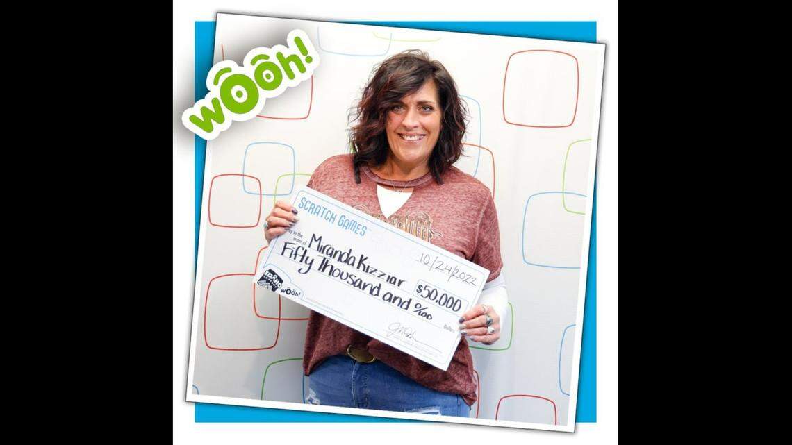 Miranda Kizziar won $50,000 playing Ol’ Money Bags in Idaho. She plans to spend it on bills, another road trip and to put some in savings.