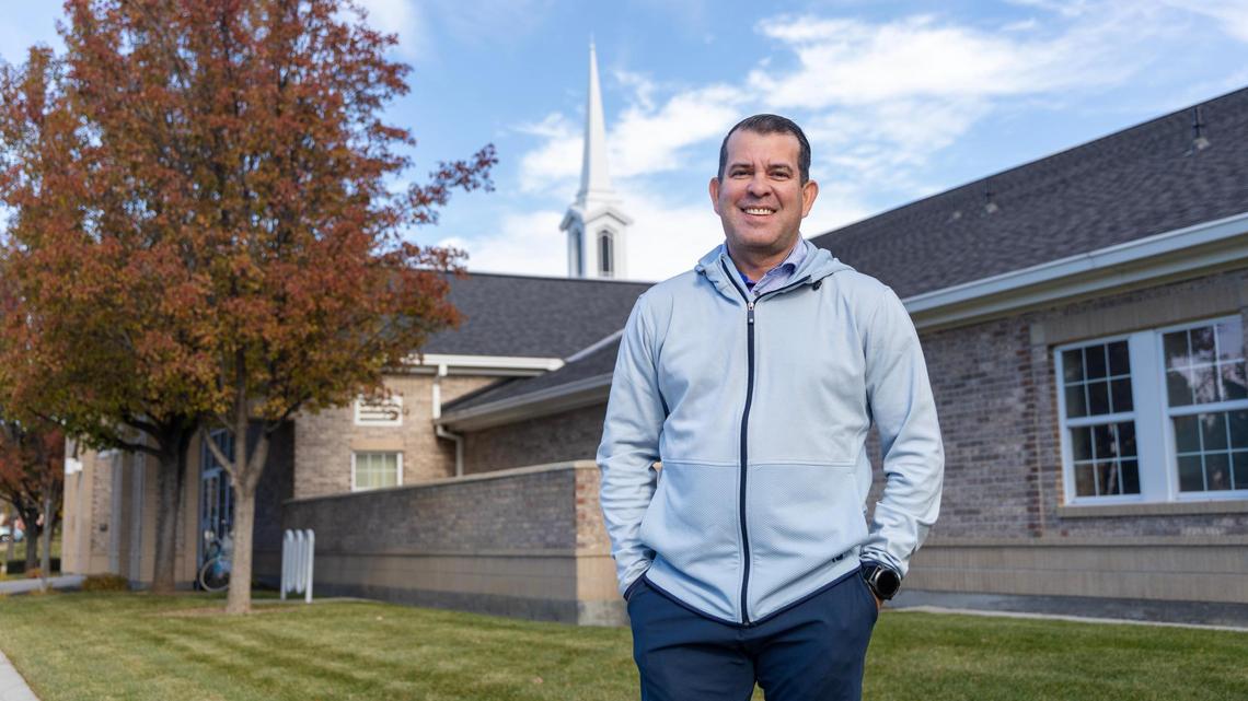 The Church of Jesus Christ of Latter-day Saints Bishop Juan Sanchez of the Bella Vista Ward at their meetinghouse in Meridian.