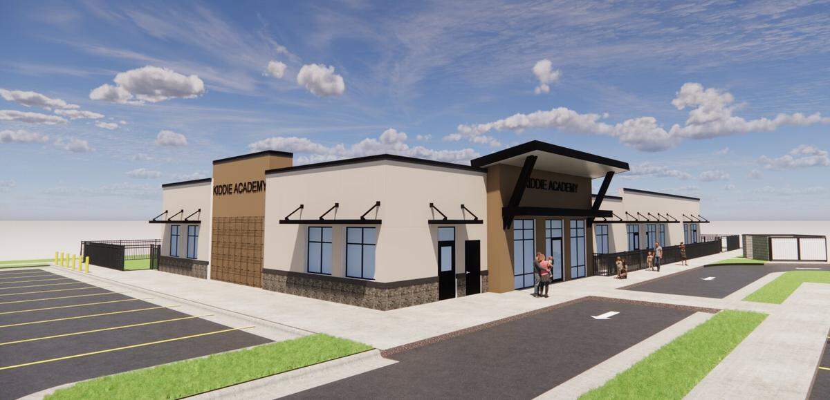 A rendering shows how Kiddie Academy of Meridian is expected to look. There are currently more than 300 locations across 33 states.