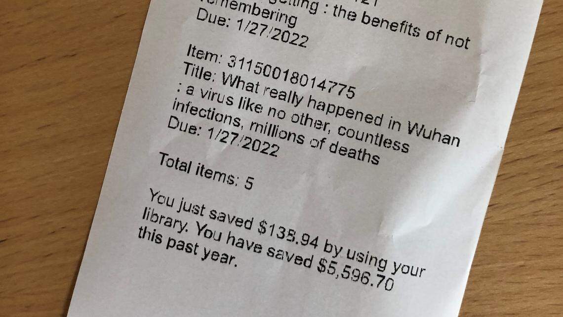 That’s a lot of free reading: Nancy Napier “saved” nearly $5,600 by borrowing from the Boise Public Library in 2021.
