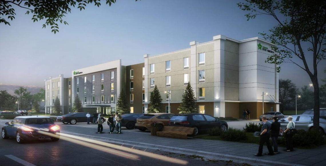 Meridian could be getting an Extended Stay hotel. Boise has a location near the airport.