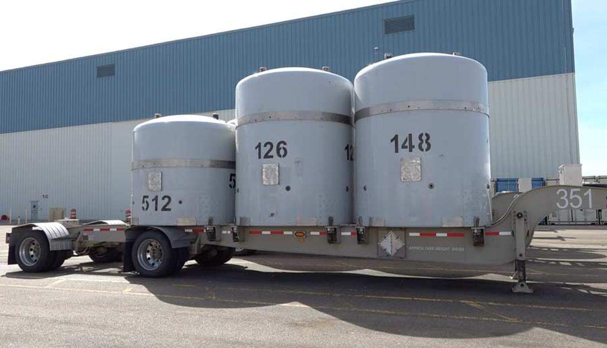 Waste collected in the exhumation project were placed in drums and will be shipped to the Waste Isolation Pilot Plant in New Mexico.